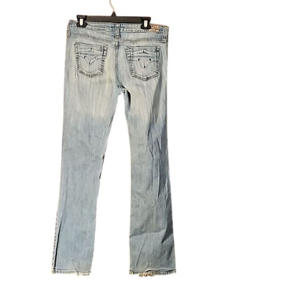 Vintage Y2K Paris Blues Flare Jeans Junior Size 11 | Light Stone Washed Retro